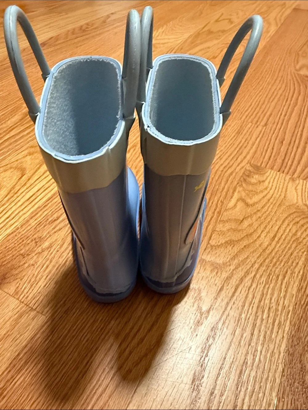 Cat & Jack Light Blue Kids Submarine Rain Boots